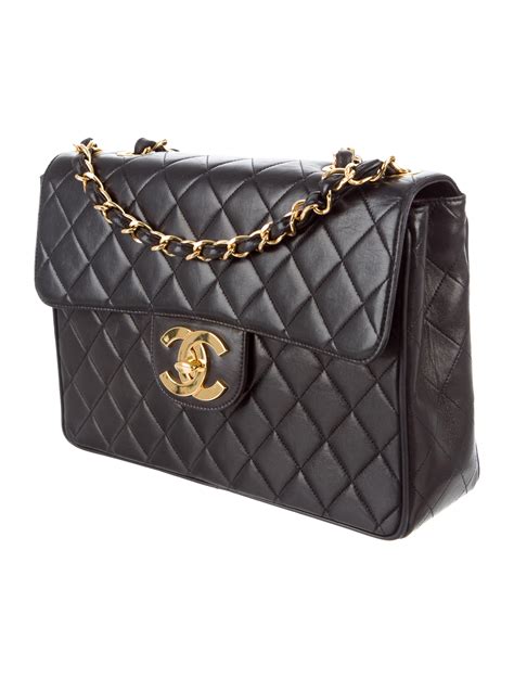 chanel classic vintage 9|Vintage Chanel classic flap bag.